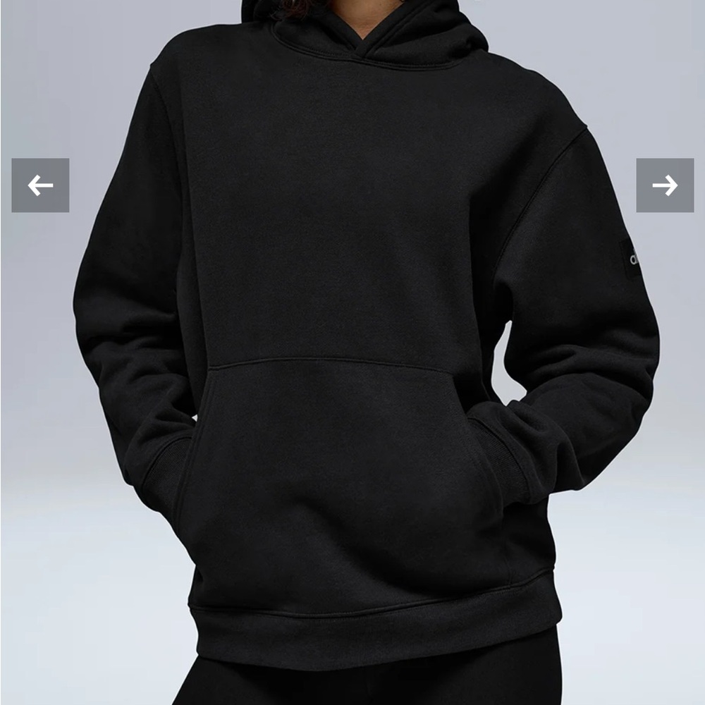 Alo Yoga Renown Heavy Weight Hoodie in Black